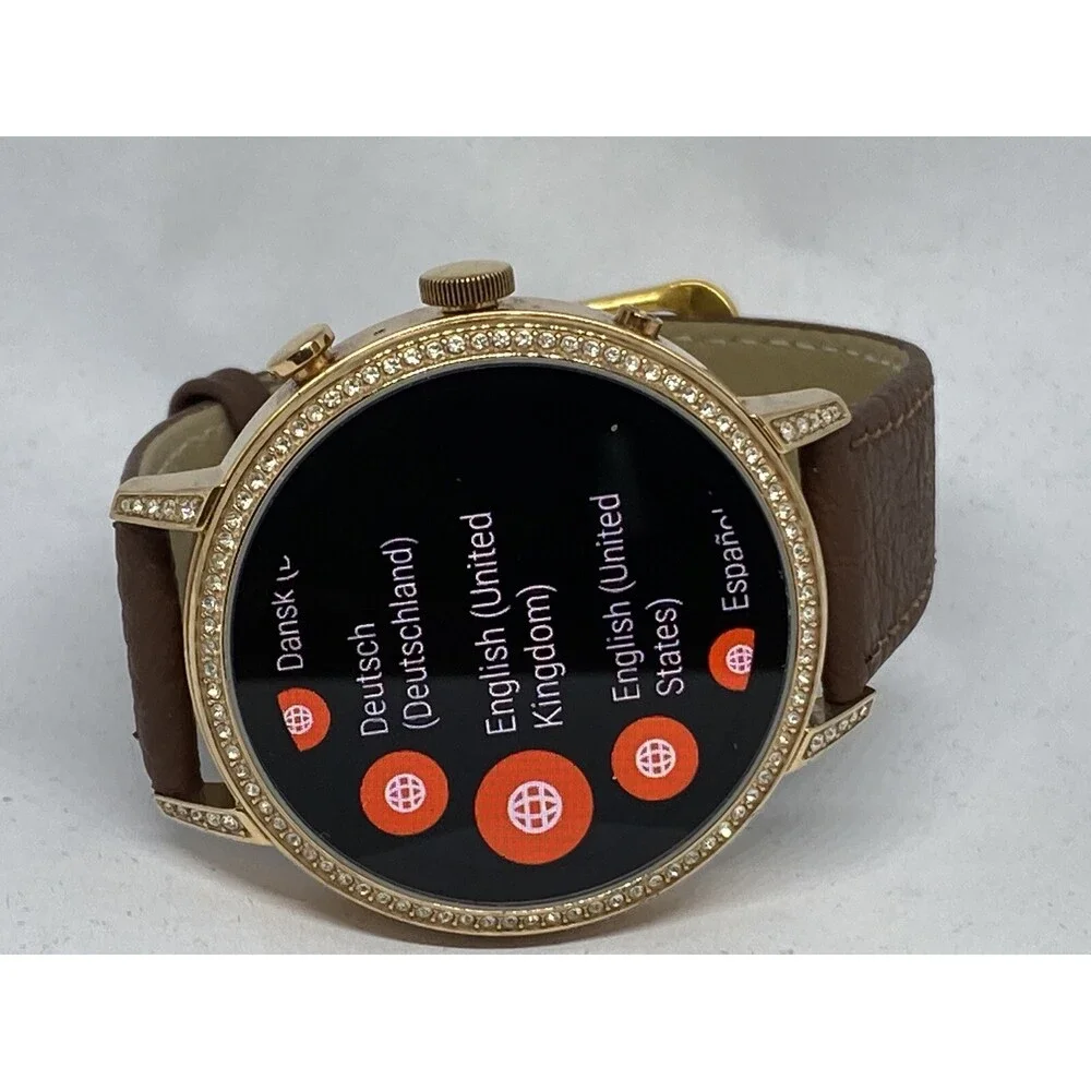 Fossil Gen 4 Authentic Digital Dial Smart Watch Custom Band FTW6015 LT302